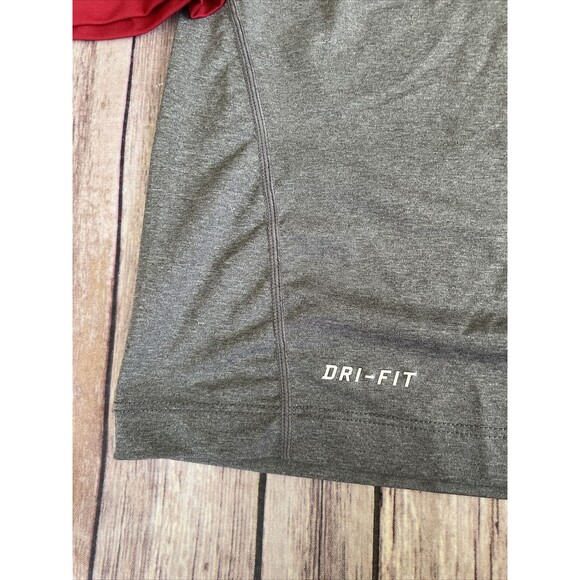 Nike Pro Combat Men's M Swingman Griffey 3/4 Sleeve Baseball Fitted Shirt Red - Picture 2 of 9